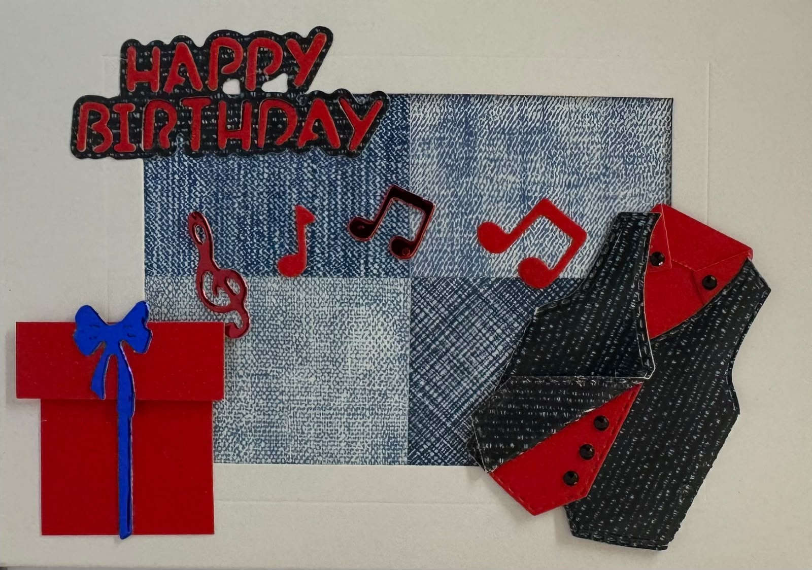 Denim and Notes Birthday