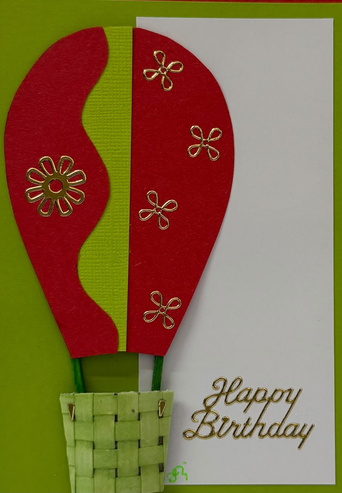 Hot Air Birthday Balloon