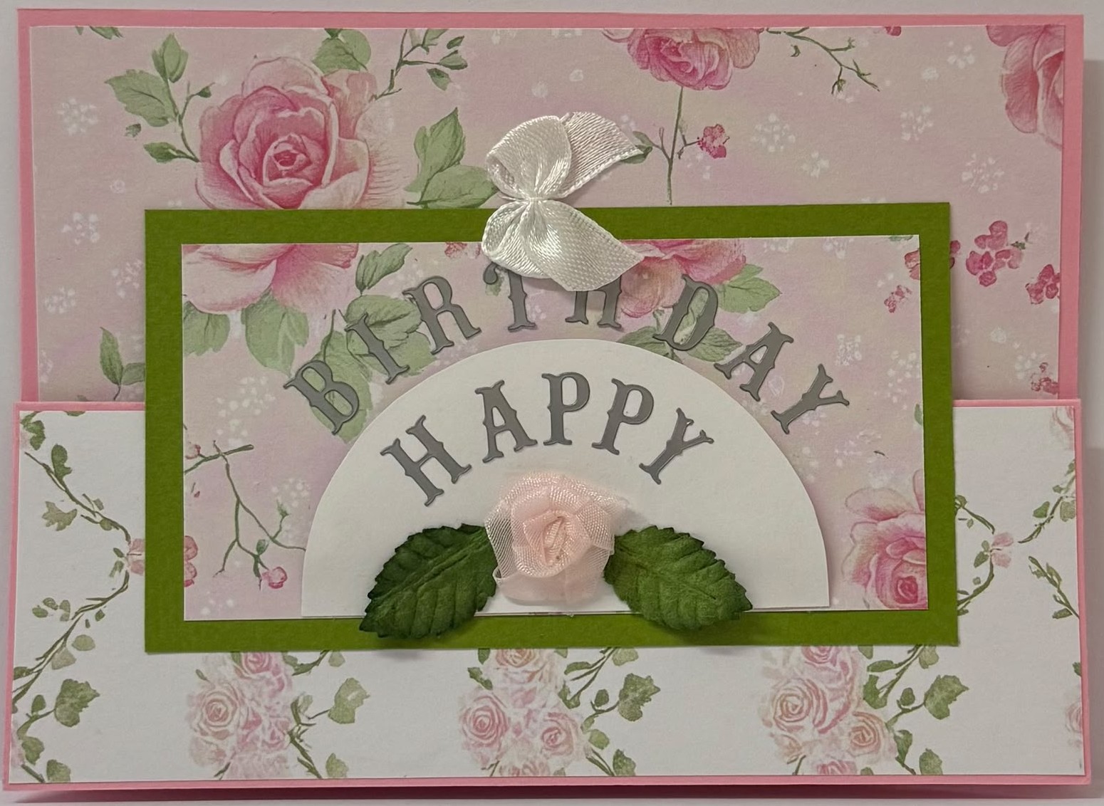 Rose and Bow Folder