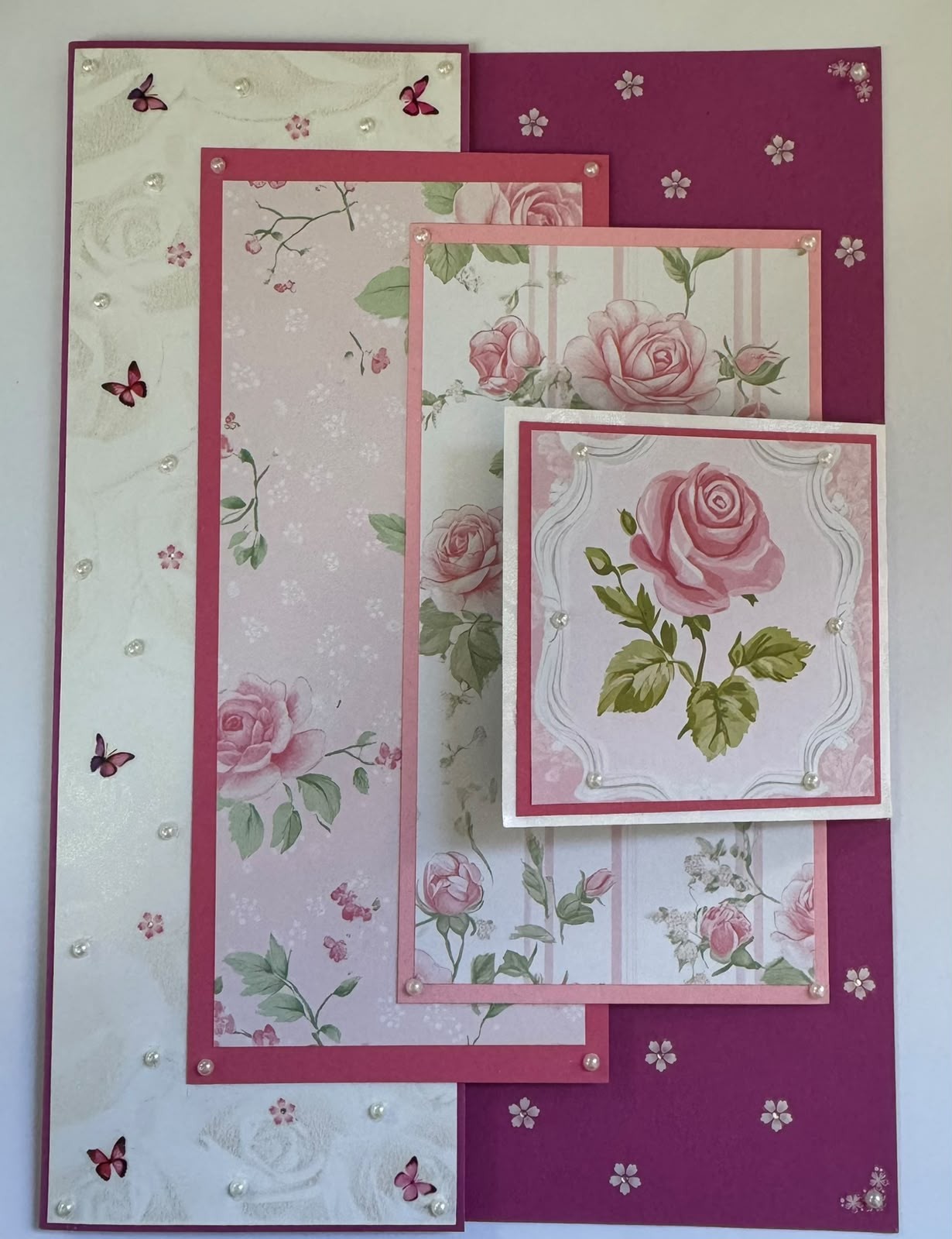 Floral Folder Card A5