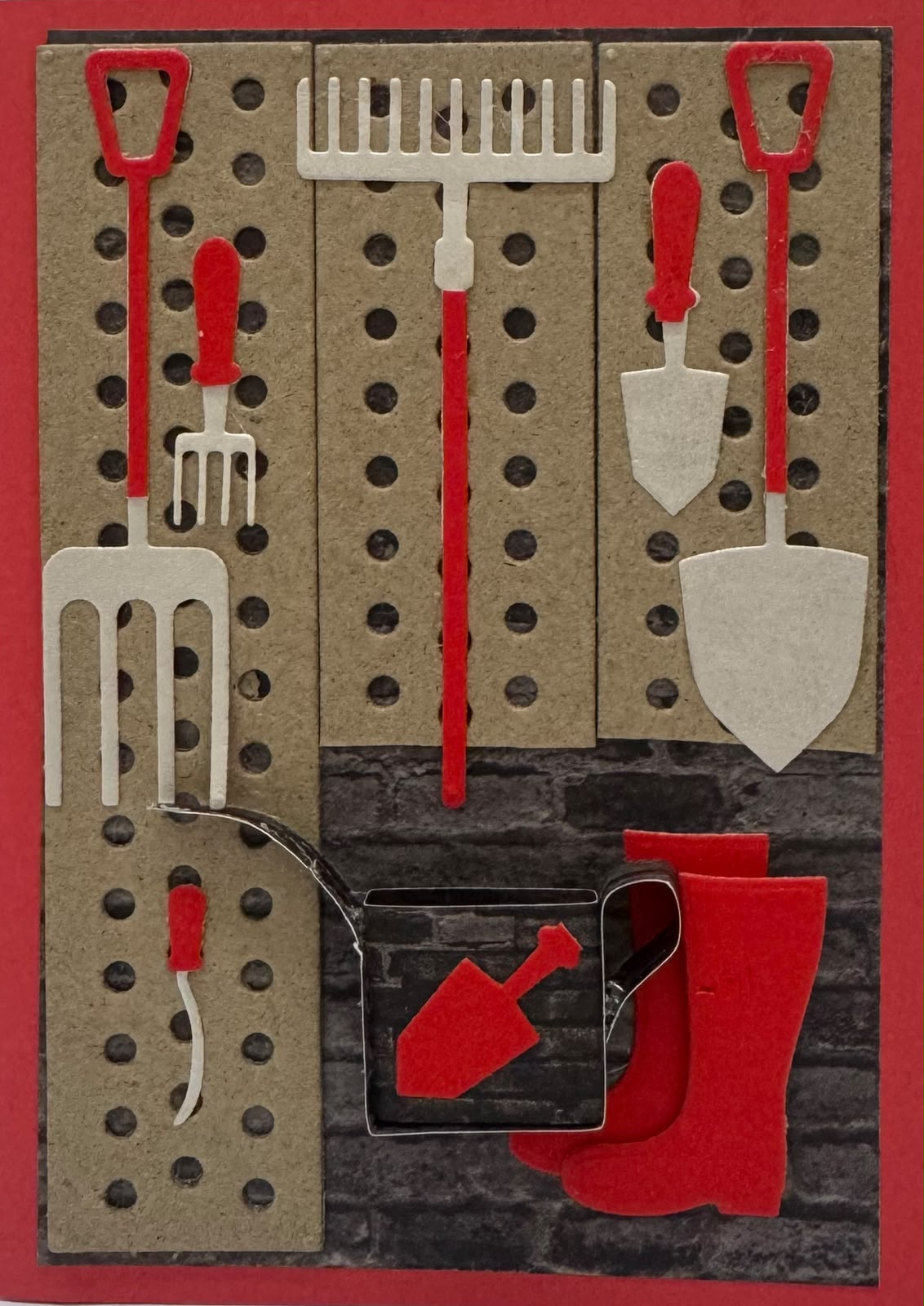 Red Garden Boots