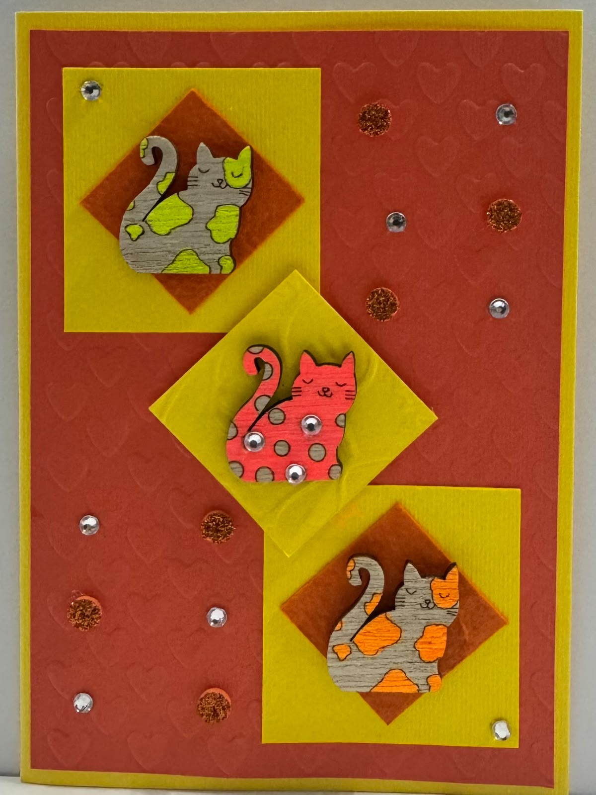 3 Cats Red & Yellow