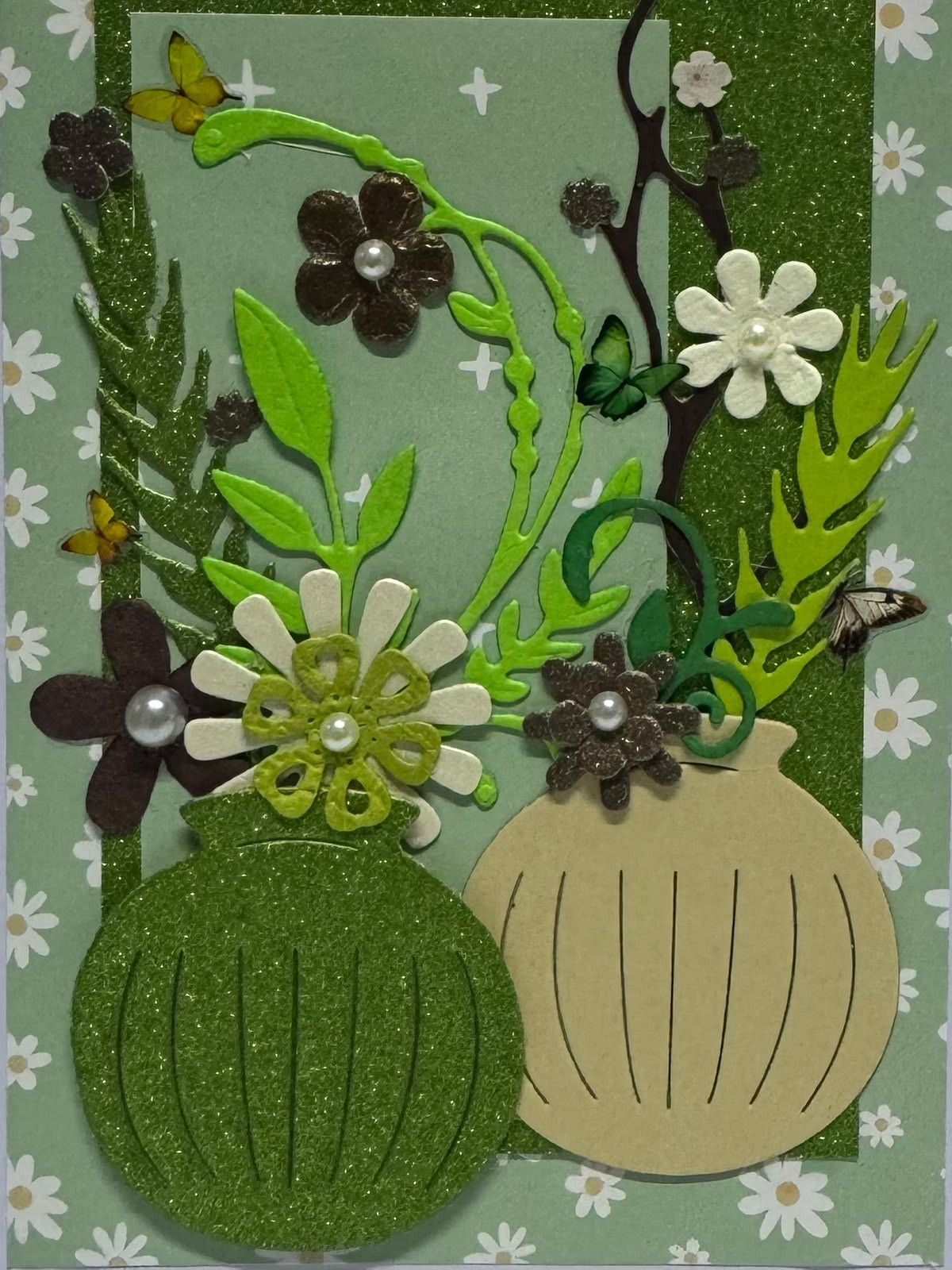 Two Round Flower Pots