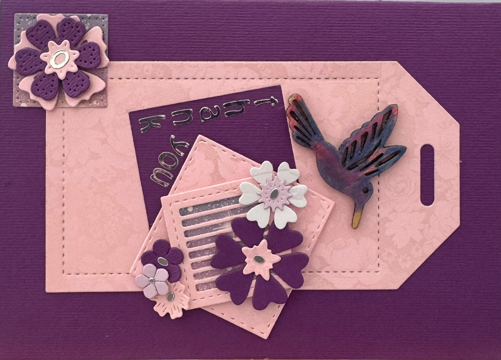 Pink and Purple Bird