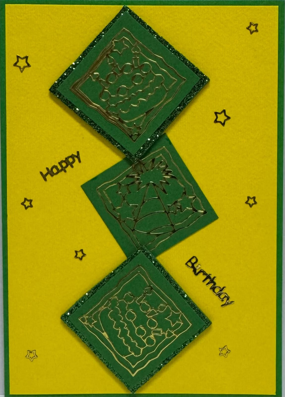 Yellow & Green Shapes